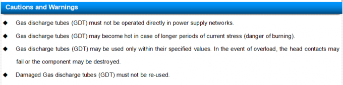 800V Gas Tube Arrester SC2E5-800LSMD 5KA GDT Surge Protection With 8/20μS Pulse 3