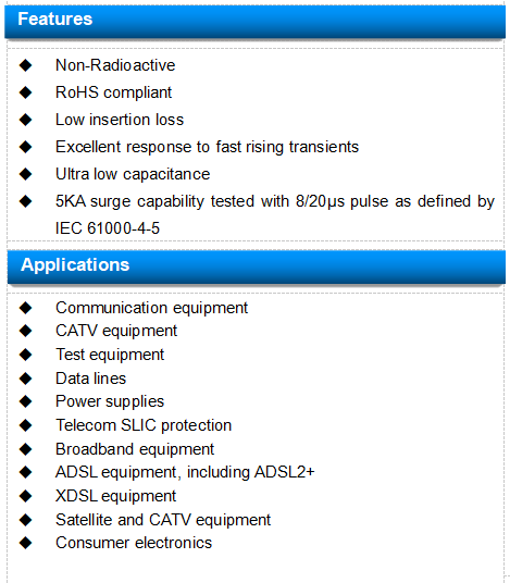 SOCAY SC2E5-230L GDT Electronic Component 10KA Response To Fast Rising Transients 2