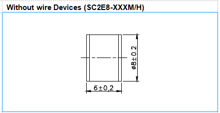 2-Electrode Gas Discharge Tube SC2E8-800H Axial Leaded 800V DC Spark Over Voltage 2