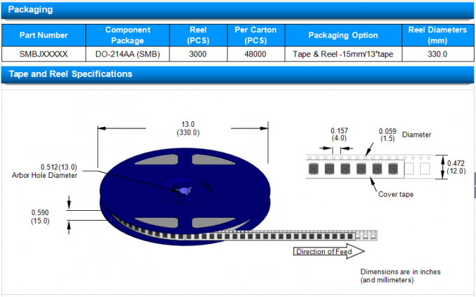 SMBJ13CA TVS Diodes Circuit Protection Transient Voltage Suppression Diode DO-214AA 9