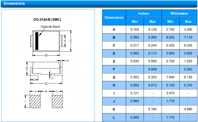 SMCJ160CA TVS Diodes SCOAY SMCJ ESD Suppressors Surface Mount 12