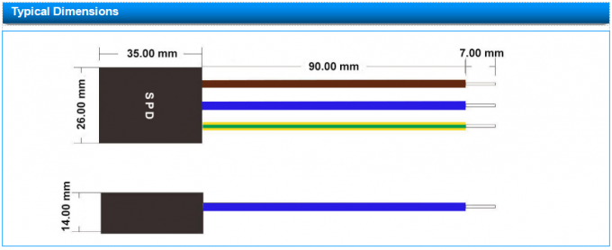 SC-10KV-277 Surge Protection Device IP67 10kA 20kA 10kV 20kV For LED Lights 1