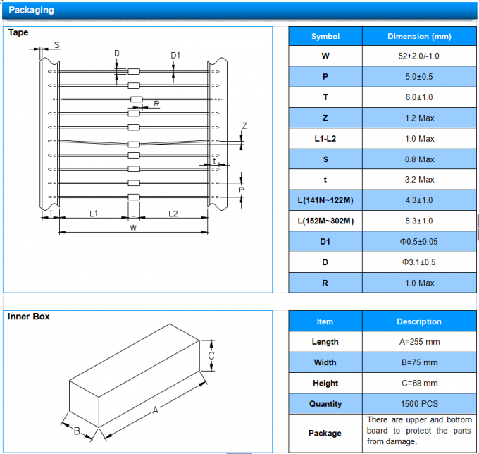 SPG Gas Glass Discharge Tube SCCE-141N 3000A High Isolation Spark Gap Protectors 2