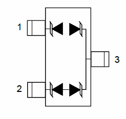 SOT23-3L SOT-23 Package ESD Array SM712 TVS Diode Protection Of RS485 Transceivers 1