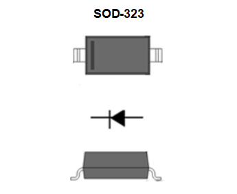 10V 200mW Zener SMD Diode BZT52C10S Electronic Components 0
