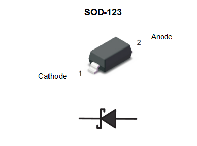 Planar Die Construction Zener Diode BZT52C8V2 SOD-123 Package SMD Diode 0