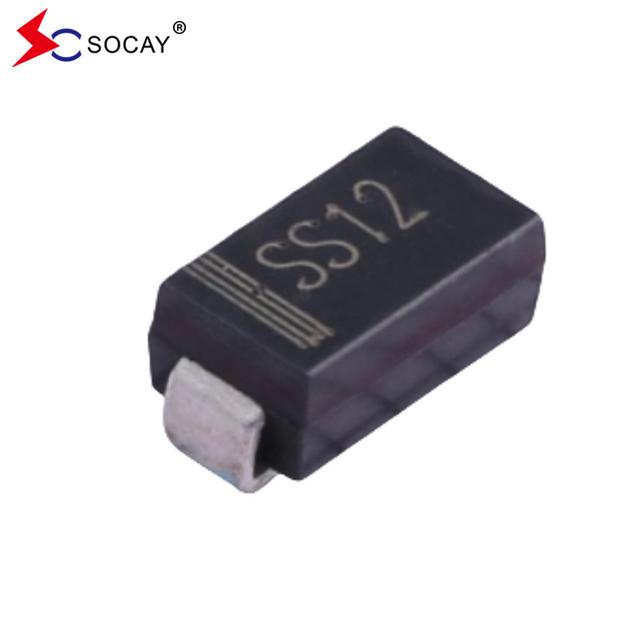 20V Repetitive Peak Reverse Voltage SS12A Schottky Barrier Diode SMA Package 1