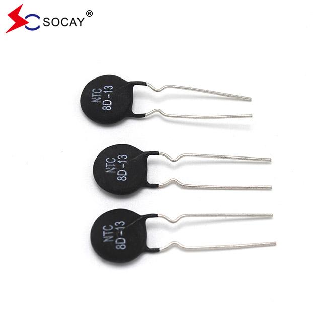 SOCAY Power NTC Thermistor MF72-SCN8D-13 8Ω 13mm Imax Wide Resistance Range 7