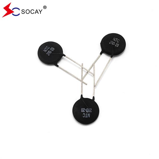 SOCAY Power NTC Thermistor MF72-SCN20D-20 20Ω 20mm Imax Wide Resistance Range 6