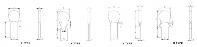 SOCAY Temperature Senso  Power NTC Thermistor MF72-SCN8D-7 8Ω 7mm Wide Resistance Range 1