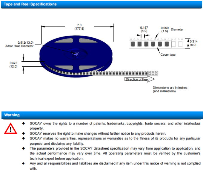 Socay TVS Diodes SMF Series 5V 220W SOD-123 Surface Mount Transient Voltage Suppressors 7