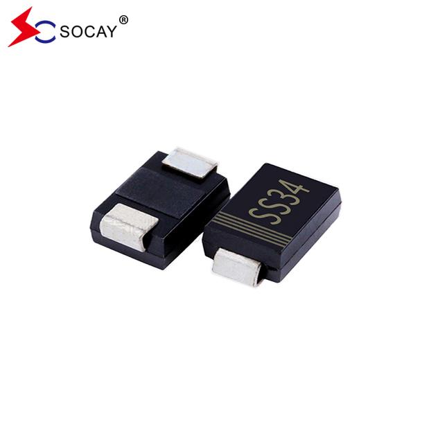 SS34C Schottky Barrier Diode 40VRRM 20VRRM SMC Package Schottky Barrier Rectifiers 3