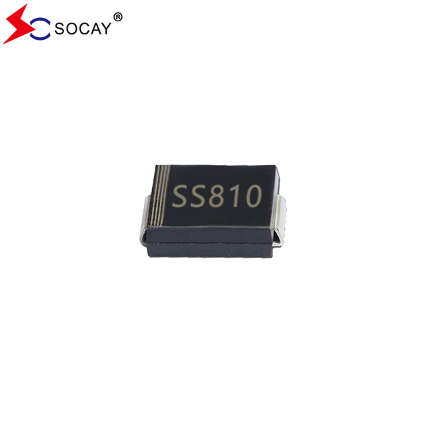 100VRRM Surface Mount Schottky Barrier Diode SS810C 70VRMS Voltage SMC Package 3