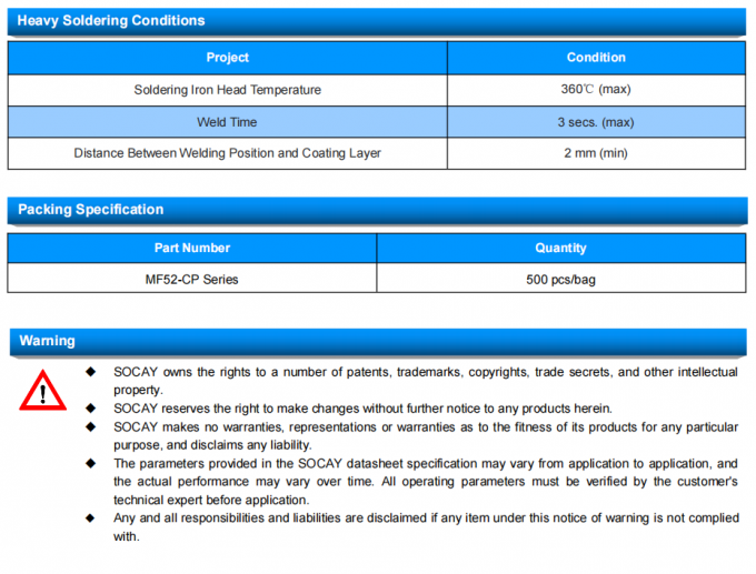 MF52-CP Serise  MF52-202F3950FBCP Pearl Shape Temperature Measurement Thermistor 6