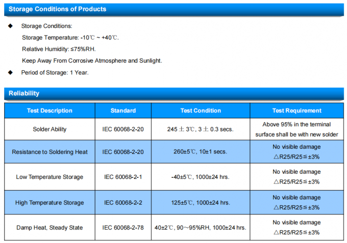 MF52-CP Serise MF52-502F3470FBCP RoHS Compliant Pearl Shape NTC Thermistor For Ambient Temperature -40 ~ 125 4