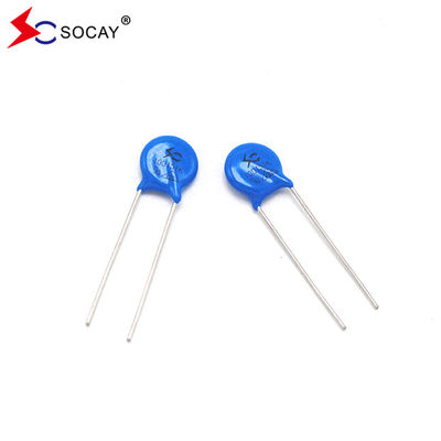 10D Series Metal Oxide Varistor 10D820K / 10D820KJ Ф10mm 135VC Rated Power 0.4W