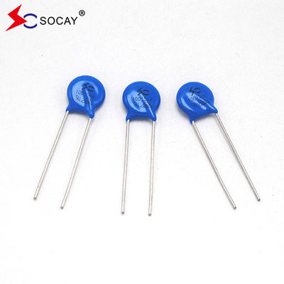 10D Series Metal Oxide Varistor 10D820K / 10D820KJ Ф10mm 135VC Rated Power 0.4W