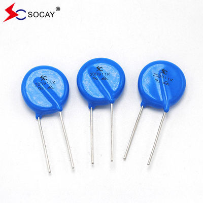 Ф20mm Metal Oxide Varistor 20D101K / 20D101KJ Wide Operating Voltage V1mA 18V - 1800V
