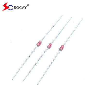 Axial Lead Glass Discharge Tube SCA-141N 1.0pF 8/20μS 500A Spark Gap Protectors