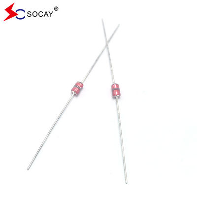 Axial Lead Glass Discharge Tube SCA-141N 1.0pF 8/20μS 500A Spark Gap Protectors