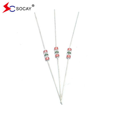 Axial Lead Glass Discharge Tube SCA-141N 1.0pF 8/20μS 500A Spark Gap Protectors