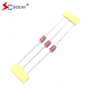 Axial Lead Glass Discharge Tube SCA-141N 1.0pF 8/20μS 500A Spark Gap Protectors