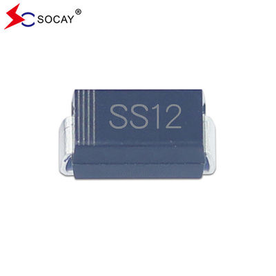 China 20V Repetitive Peak  Reverse Voltage SS12A Schottky Barrier Diode SMA Package