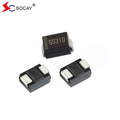 China 100V Repetitive Peak Reverse Voltage Schottky Barrier Rectifier Diodes SS310B With 80A Peak Surge